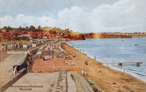 Preston Sands e passeio, Paignton de Alfred Robert Quinton