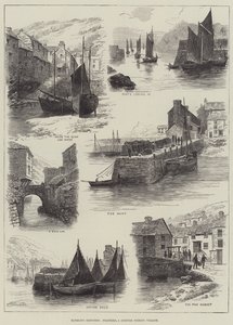 Rambling Sketches, Polperro, uma vila de pescadores da Cornualha