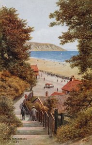 Passos para a praia, Filey de Alfred Robert Quinton