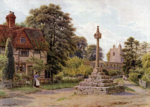 A, crucifixos, leste, hagbourne, berkshire de Alfred Robert Quinton