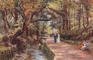 The Dingle Colwyn Bay (litografia a cores) de Alfred Robert Quinton