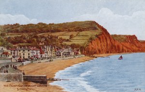 A frente dos jardins de Connaught, Sidmouth