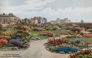Os jardins afundados, South Parade, Southsea de Alfred Robert Quinton