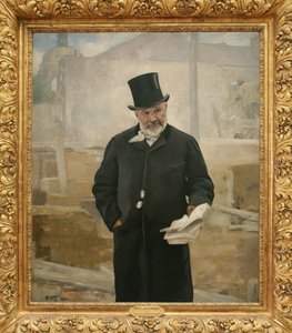 Retrato de Adolphe Alphand (1817-1891),1888 (óleo sobre tela) de Alfred Roll