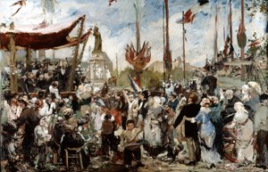 Em 14 de julho de 1880, final do século XX. de Alfred Roll