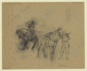 Dois cavaleiros de Alfred Rudolph Waud