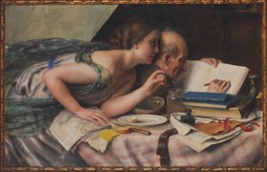 O poeta e sua musa, 1925. de Alfred Schwarzschild