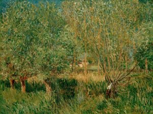 A.Sisley, Meadows nas margens do Orvanne de Alfred Sisley