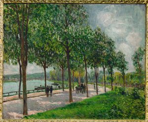 Rua dos Marroniers de Alfred Sisley