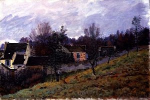 Outono em Louveciennes de Alfred Sisley