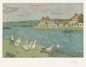Margens do Rio, 1897 de Alfred Sisley