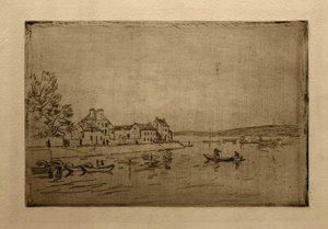 Loing&39;s Edge: As seis canoas ancoradas de Alfred Sisley