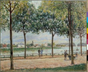 Passeio dos castanheiros de Alfred Sisley