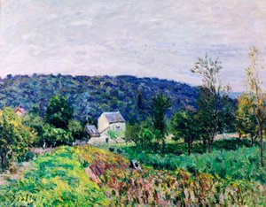 Colinas que cercam Paris, 1879 de Alfred Sisley
