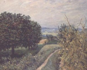 Nos Vinhedos de Louveciennes de Alfred Sisley