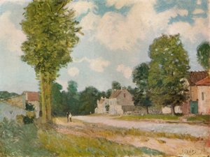 A Rota de Versalhes, século 19, 1929 de Alfred Sisley