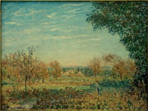 Manhã de setembro de Alfred Sisley