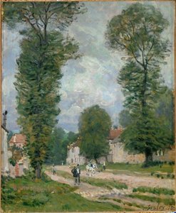 Caminho para Versalhes de Alfred Sisley