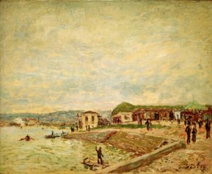 Está de madrugada de Alfred Sisley