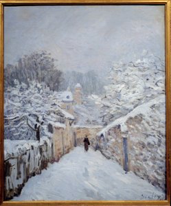 Neve em Louveciennes de Alfred Sisley