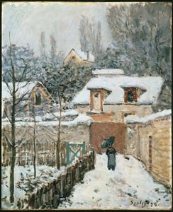 Neve em Louveciennes de Alfred Sisley