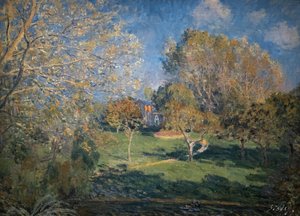 O Jardim de Hoschede de Alfred Sisley