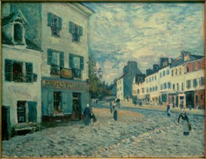 Uma rua em Marly de Alfred Sisley