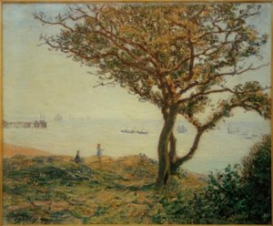 Baía de Cardiff (barcos em Baía de Cardiff) de Alfred Sisley