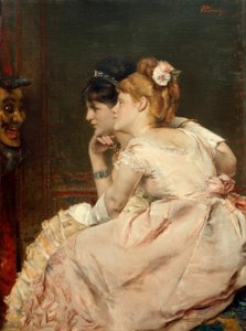 A.Stevens, a máscara japonesa de Alfred Emile Stevens
