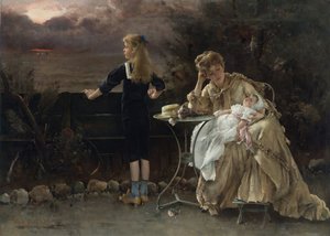 Mãe e seus filhos, 1883.