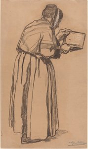 Mulher lendo de Alfred Emile Stevens