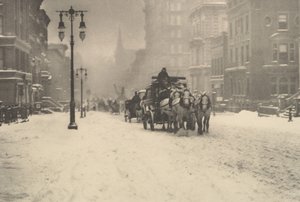 A Dreary Day, c.1897 (fotogravura) de Alfred Stieglitz