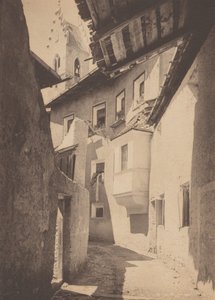 Uma rua em Sterzing, no Tirol de Alfred Stieglitz