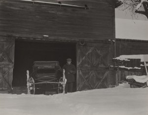 Celeiro, Carruagem e Neve de Alfred Stieglitz