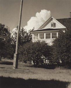 Casa, Lago George de Alfred Stieglitz