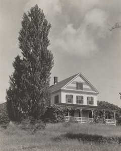 Casa na Colina, Lago George de Alfred Stieglitz