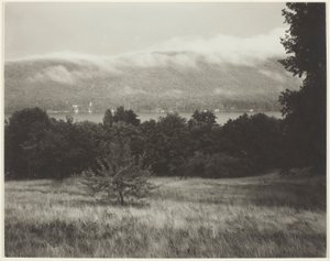 Lago George da colina de Alfred Stieglitz