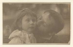 [Lou Schramm e a sua filha] de Alfred Stieglitz