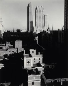 Nova Iorque vista do Shelton de Alfred Stieglitz