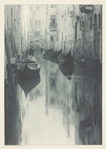 Reflexão-Veneza de Alfred Stieglitz