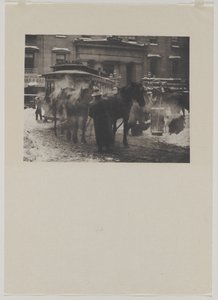 The Terminal, 1893, impresso em 1911. de Alfred Stieglitz