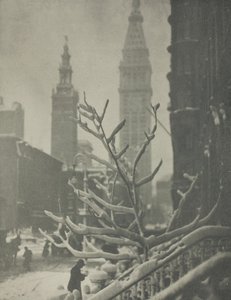 Duas Torres, Nova Iorque de Alfred Stieglitz