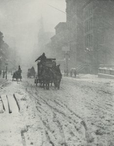 Inverno, Quinta Avenida de Alfred Stieglitz
