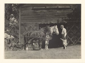 [Yvonne Boursault, Fred Varnum e dois homens não identificados, Lake George] de Alfred Stieglitz