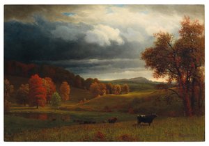 Paisagem de outono: As Catskills de Alfred Thompson Bricher