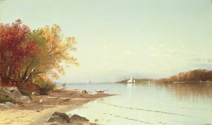 Baía de Narragansett, outono, Rhode Island