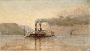 A cidade de São Paulo, Dubuque, c.1866 de Alfred Thompson Bricher