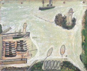 Porto de St. Ives e Farol de Godrevy, c.1930