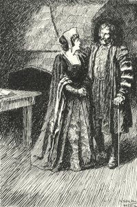 Margaret Roper, filha mais velha de Sir Thomas More, visitando seu pai na prisão, 1535