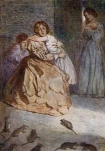 Praga de ratos durante o cerco de Lucknow, Motim Indiano, 1857 de Alfred Wallis Mills